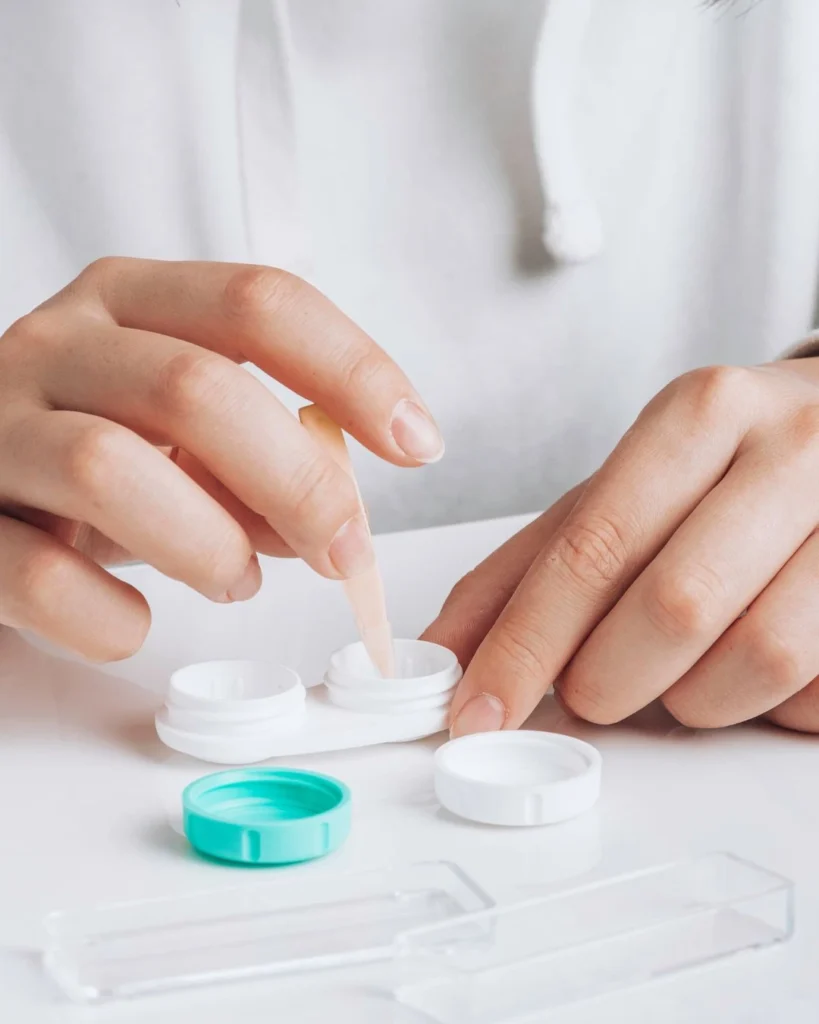 lentilles de contact myopie